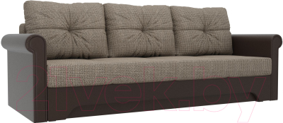 Диван Mebelico Европа / 101187 (корфу 03/экокожа коричневый)