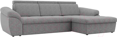 Диван угловой Лига Диванов Мисандра правый / 101818 (рогожка серый)