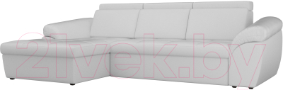 Диван угловой Лига Диванов Мисандра левый / 101820 (экокожа белый)