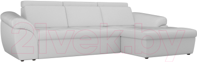 Диван угловой Лига Диванов Мисандра правый / 101820 (экокожа белый)