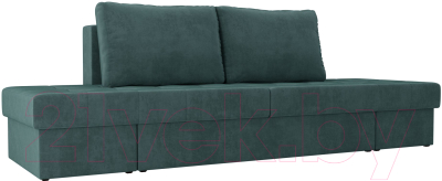 Диван Лига Диванов Сплит / 101952 (велюр бирюзовый)