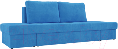Диван Лига Диванов Сплит / 101956 (велюр синий)