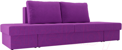 Диван Лига Диванов Сплит / 101961 (микровельвет фиолетовый)