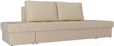 Диван Лига Диванов Сплит / 101966 (экокожа бежевый)