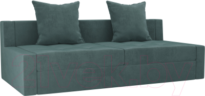 Диван Лига Диванов Мартин / 102803 (велюр бирюзовый)