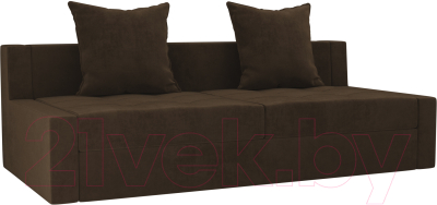 Диван Лига Диванов Мартин / 102805 (велюр коричневый)