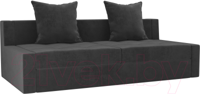Диван Лига Диванов Мартин / 102806 (велюр серый)