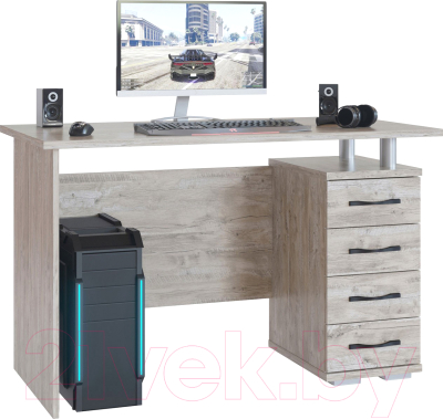 Письменный стол Сокол-Мебель КСТ-106.1 (дуб юкон)