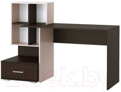 Письменный стол Памир ПКС-10 (венге/дуб белфорт)