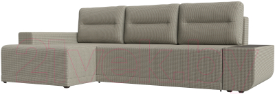 Диван угловой Лига Диванов Чикаго левый / 110780 (корфу 02)