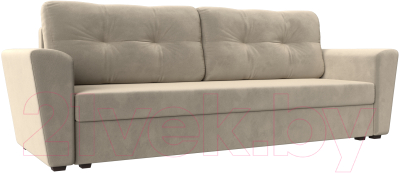 Диван Mebelico Амстердам Лайт 310 / 112434 (микровельвет бежевый)