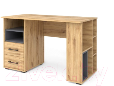 Письменный стол MySTAR Инсар 117.06 (дуб навара/графит)