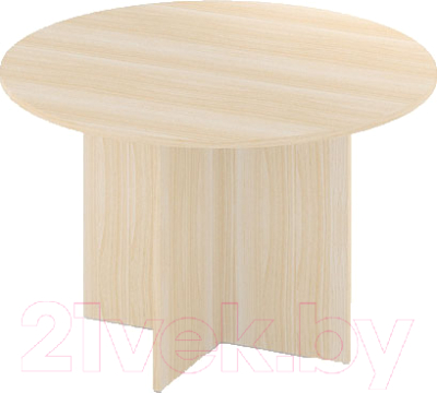 Стол для переговоров МДК СП-К круглый 1200x1200x750 (дуб млечный)