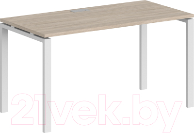 Письменный стол Norden 120x70x75 / SG.204.OL.63.WH (дуб светлый/белый)