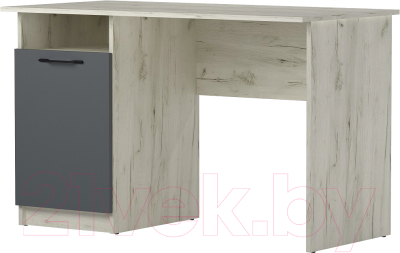 Письменный стол Памир ПКС-12 (крафт белый/антрацит)