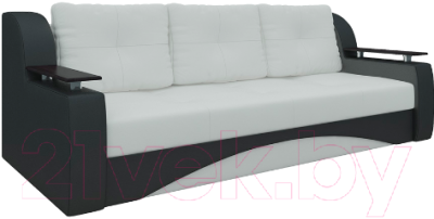 Диван Mebelico Сенатор 146 / 58626 (экокожа, белый/черный)