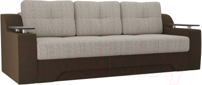 Диван Mebelico Сенатор 146 (корфу 02/микровельвет коричневый)
