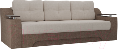 Диван Mebelico Сенатор 146 (рогожка бежевый/коричневый)