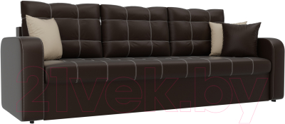 Диван Mebelico Ливерпуль 150 / 60612 (экокожа, коричневый)