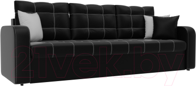 Диван Mebelico Ливерпуль 150 / 60613 (экокожа, черный)