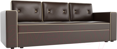 Диван Mebelico Принстон 160 / 60961 (экокожа, коричневый)