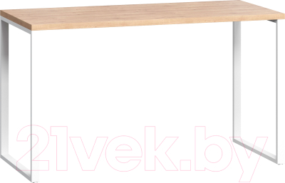 Письменный стол Loftyhome Мальборк / 1627776 (дуб сонома с белым основанием)