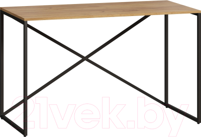 Письменный стол Loftyhome Мальборк Кросс Мини / 1627837 (дуб золотой)