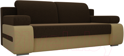 Диван Лига Диванов Денвер 171 / 105871 (вельвет, коричневый/желтый)