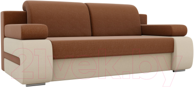 Диван Лига Диванов Денвер 171 / 100183 (вельвет коричневый/бежевый)
