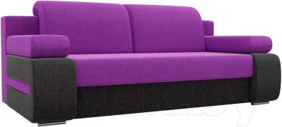 Диван Лига Диванов Денвер 171 / 100184 (вельвет фиолетовый/черный)