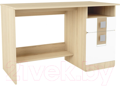 Письменный стол Аквилон Стиль №17 (туя светлая/кофе с молоком)