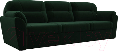 Диван Лига Диванов Бостон / 100500 (велюр MR зеленый)