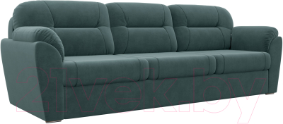 Диван Лига Диванов Бостон / 100499 (велюр MR бирюзовый)