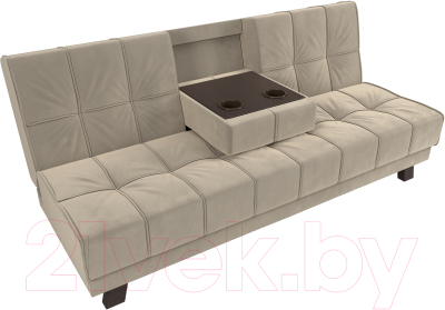 Диван Mio Tesoro Винсент 182 (микровельвет, бежевый)