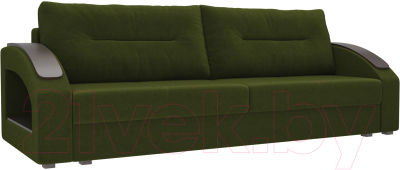 Диван Лига Диванов Канзас / 100960 (микровельвет зеленый)