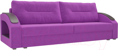 Диван Лига Диванов Канзас / 100962 (микровельвет фиолетовый)