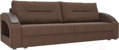 Диван Лига Диванов Канзас / 100965 (рогожка коричневый)