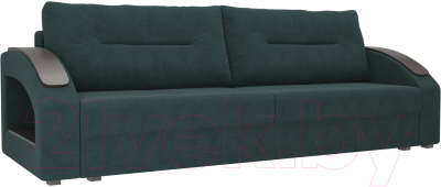 Диван Лига Диванов Канзас / 100953 (велюр бирюзовый)