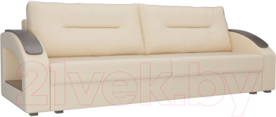 Диван Лига Диванов Канзас / 100970 (экокожа бежевый)
