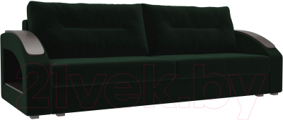 Диван Лига Диванов Канзас / 100954 (велюр зеленый)