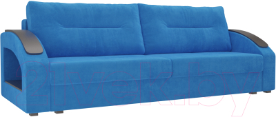 Диван Лига Диванов Канзас / 100957 (велюр синий)
