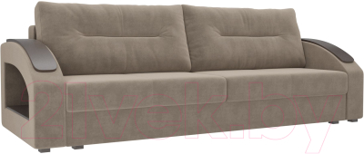 Диван Лига Диванов Канзас / 100952 (велюр бежевый)