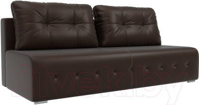 Диван Лига Диванов Лондон / 100650 (экокожа коричневый)