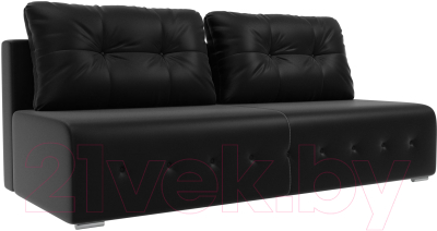 Диван Лига Диванов Лондон / 100651 (экокожа черный)