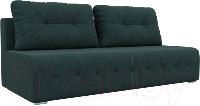 Диван Лига Диванов Лондон / 100639 (велюр MR бирюзовый)