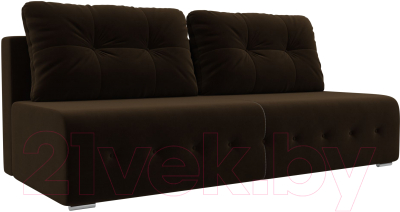 Диван Лига Диванов Лондон / 100641 (велюр MR коричневый)