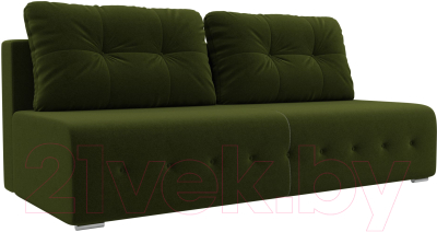 Диван Лига Диванов Лондон / 100634 (микровельвет зеленый)