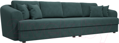 Диван Лига Диванов Милтон / 100653 (велюр MR бирюзовый)