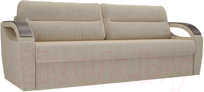 Диван Лига Диванов Форсайт / 100746 (микровельвет бежевый)