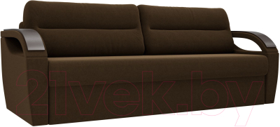 Диван Лига Диванов Форсайт / 100749 (микровельвет коричневый)